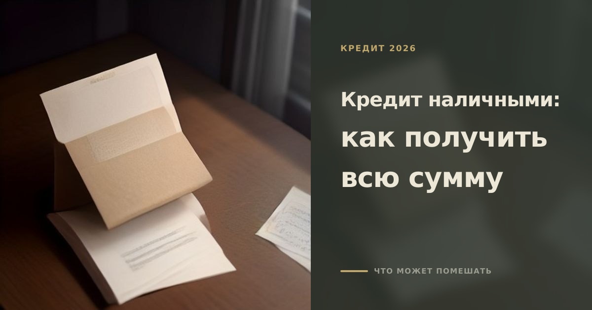 Иллюстрация к статье по теме кредитных решений